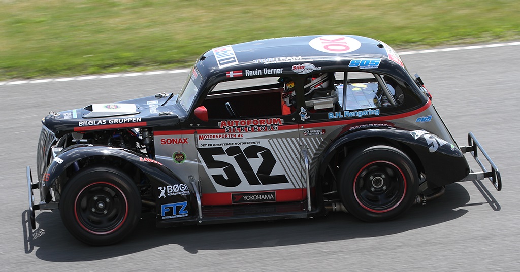 Kevin Kører stadig med nummer 512 på bilen.
(Foto: Motorsporten.dk)